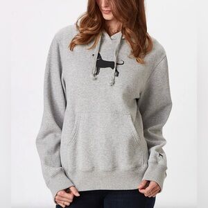 BNWT The Black Dog Ladies Classic Hooded Sweatshirt in Polo Grey Size XL
